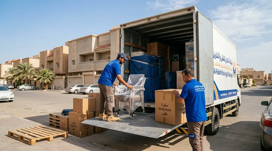 Furniture movers in Safwa - Dyna truck and furniture moving crew in Safwa